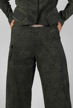 Rundholz Black Label Trousers^Pull On Straight Leg Trousers in Camp Print