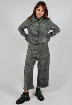 Rundholz Black Label Trousers^Pull On Straight Leg Trousers in Defender Print