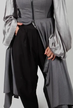 La Haine Trousers^Pull On Trousers in Black Print