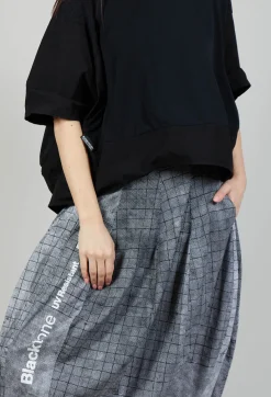 Rundholz Black Label Skirts^Pull On Tulip Skirt in Placed Black Print