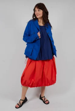 Rundholz Dip Skirts^Pull Toggle Hemline Skirt in Mandarine