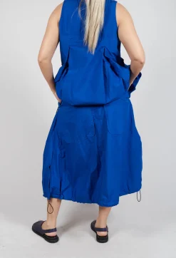 Rundholz Dip Skirts^Pull Toggle Hemline Skirt in Royal