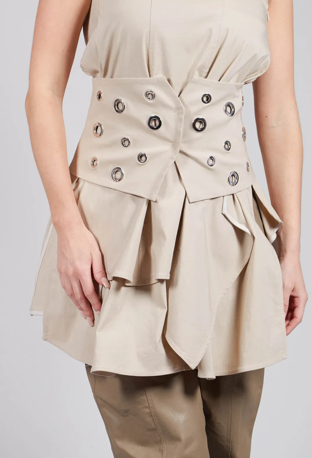 Ixos Tops^Pulp Fiction Tunic Top in Sabbia