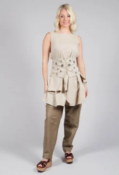 Ixos Tops^Pulp Fiction Tunic Top in Sabbia