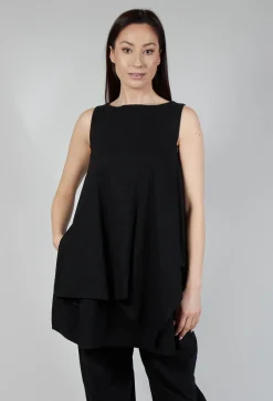 Ixos Tops^Pulp Fiction Tunic Top in Black