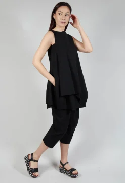 Ixos Tops^Pulp Fiction Tunic Top in Black