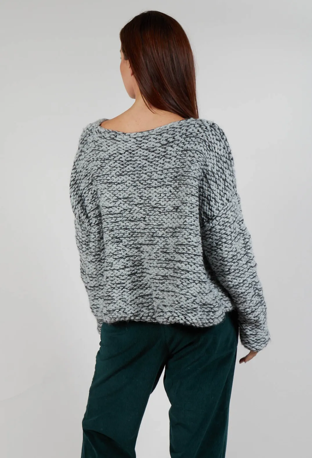 Umit Unal Knitwear|Jumpers^Purl Knit Jumper in Original Grey