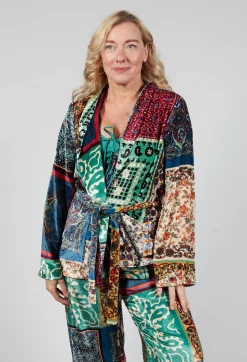 Sfizio Shirts & Blouses^Pyjama Shirt in Patchwork Foulard Print