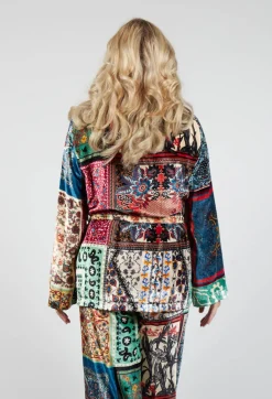 Sfizio Shirts & Blouses^Pyjama Shirt in Patchwork Foulard Print