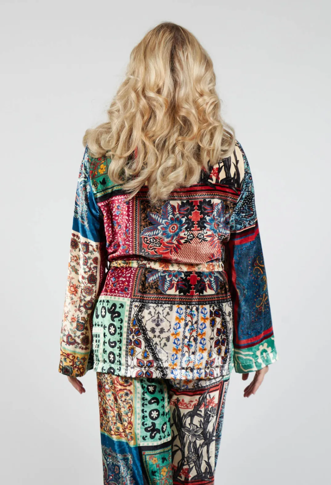 Sfizio Shirts & Blouses^Pyjama Shirt in Patchwork Foulard Print