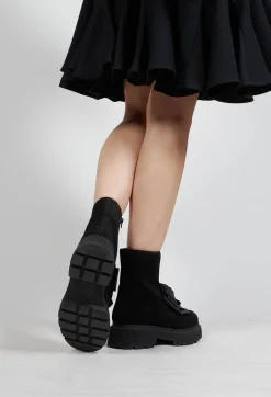 Chie Mihara Boots^Quandy Suede Boots in Black