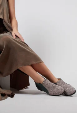 Meher Kakalia Boots^Queen Boot in Suede Grey Frost
