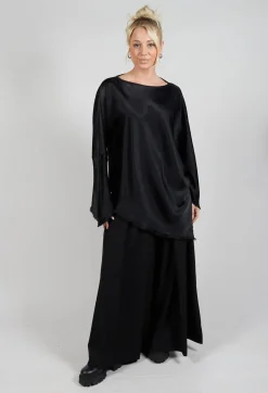 La Vaca Loca Tops^Raj Acto Top in Black