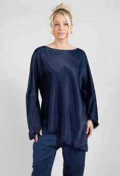La Vaca Loca Tops^Raj Acto Top in Extra Blue
