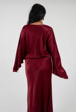 La Vaca Loca Tops^Raj Acto Top in Smoky Red