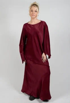 La Vaca Loca Tops^Raj Acto Top in Smoky Red
