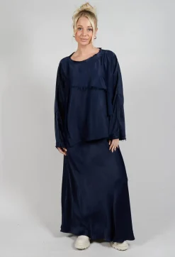 La Vaca Loca Tops^Raj Dia Top in Extra Blue