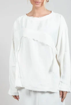 La Vaca Loca Tops^Raj Dia Top in Natural