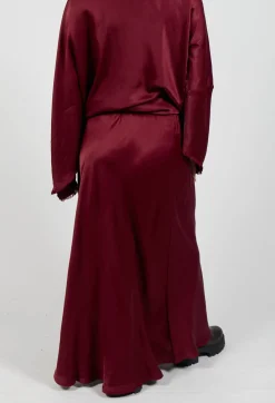 La Vaca Loca Skirts^Raj Sicilia Skirt in Smoky Red