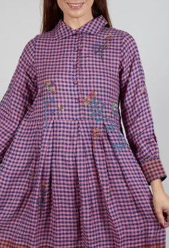 Eka Dresses^Raven Dress in Pink Gingham
