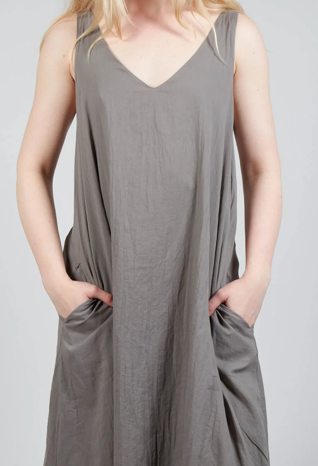 Amici Dresses^Raw Hemmed Dress in Cappuccino