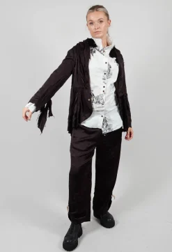 Aleksandr Manamis Jackets^Raw Hemmed Jacket in Black
