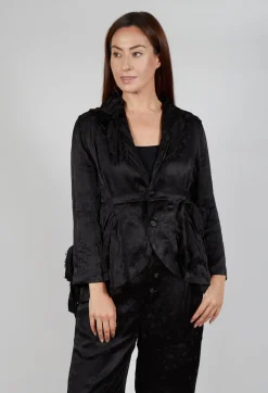 Aleksandr Manamis Jackets^Raw Hemmed Jacket in Black