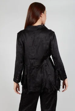 Aleksandr Manamis Jackets^Raw Hemmed Jacket in Black
