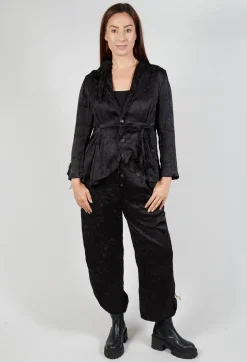Aleksandr Manamis Jackets^Raw Hemmed Jacket in Black