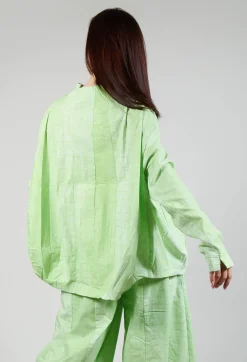 Rundholz Black Label Jackets^Relaxed Fit Jacket in Placed Lime Print