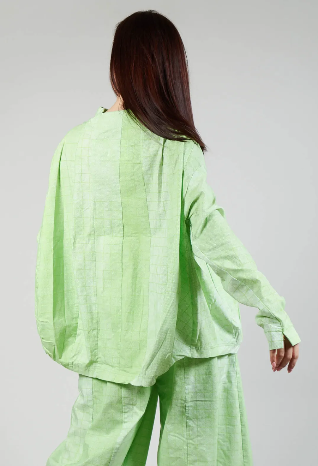 Rundholz Black Label Jackets^Relaxed Fit Jacket in Placed Lime Print