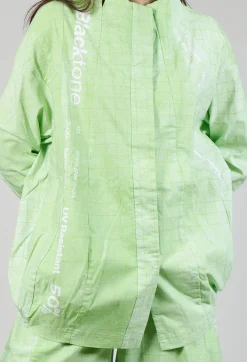 Rundholz Black Label Jackets^Relaxed Fit Jacket in Placed Lime Print