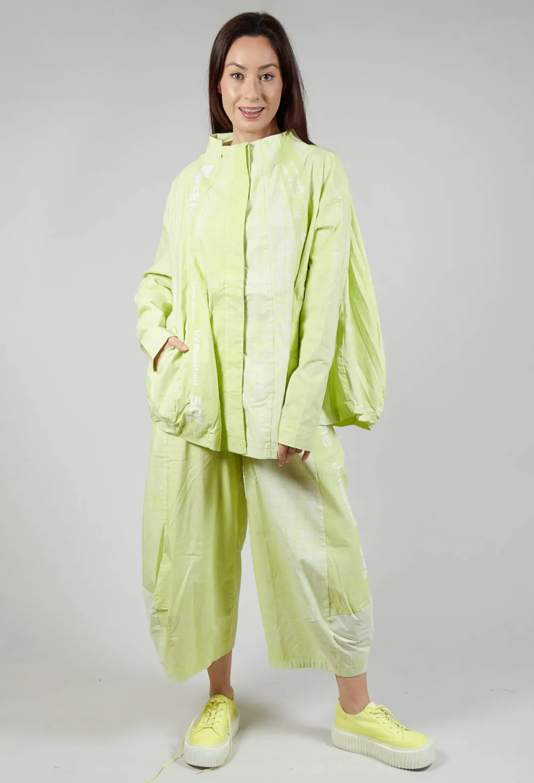 Rundholz Black Label Jackets^Relaxed Fit Jacket in Placed Sun Print