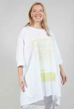 Rundholz Black Label Dresses^Relaxed Fit Jersey Dress with Motif in Sun Print