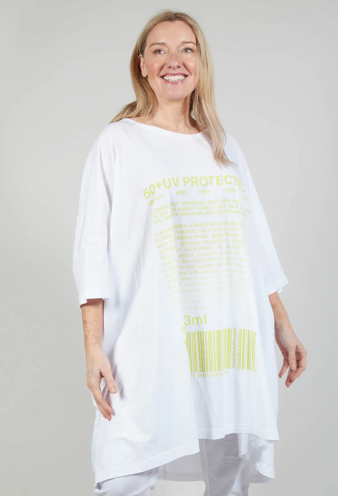 Rundholz Black Label Dresses^Relaxed Fit Jersey Dress with Motif in Sun Print