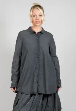 Rundholz Dip Shirts & Blouses^Relaxed Fit Shirt in Coal Cloud