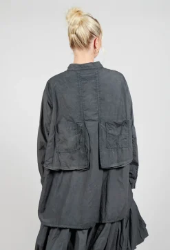Rundholz Dip Shirts & Blouses^Relaxed Fit Shirt in Coal Cloud