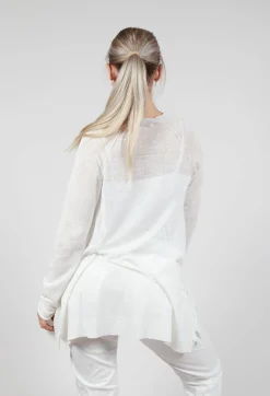 Rundholz Mainline Jumpers^Relaxed Jumper in Starwhite