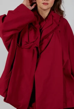 Rundholz Mainline Jackets^Relaxed Ruched Jacket in Sunset