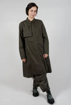 Rundholz Black Label Dresses^Relaxed Shirt Dress in Jungle Print