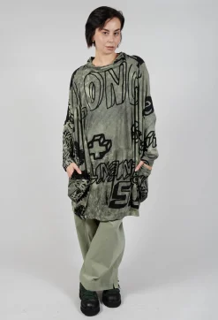 Rundholz Black Label Dresses^Relaxed Tunic Dress in Defender Print