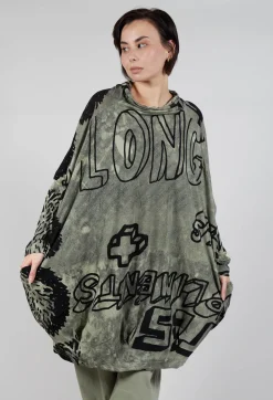 Rundholz Black Label Dresses^Relaxed Tunic Dress in Defender Print