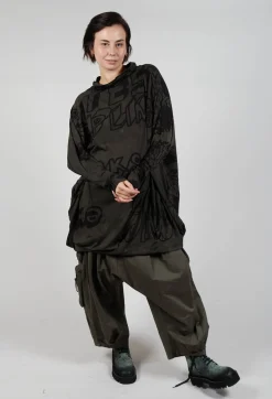 Rundholz Black Label Dresses^Relaxed Tunic Dress in Jungle Print