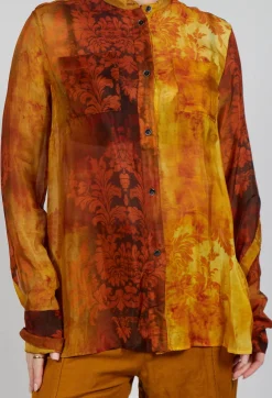 Masnada Shirts & Blouses^Renaissance Shirt in Stained Orange