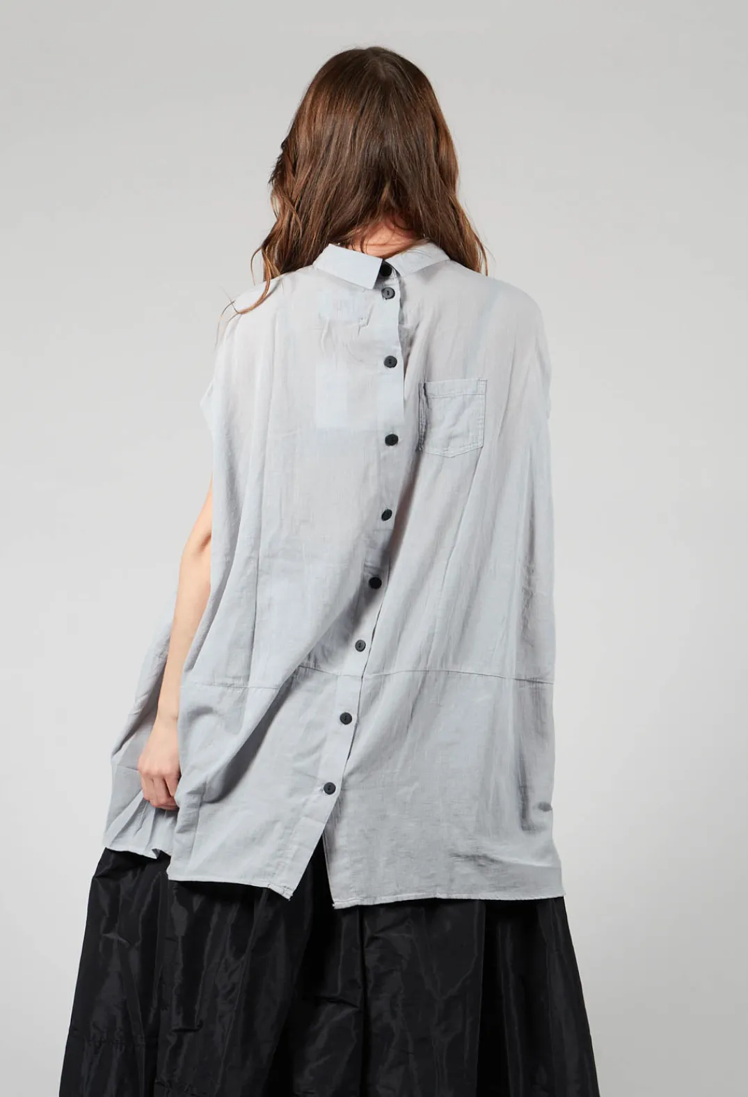 Pluslavie Shirts & Blouses^Reversible Shirt in Light Grey