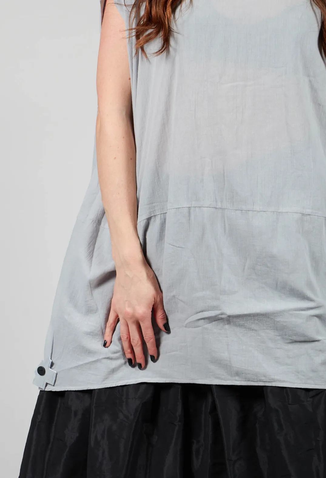 Pluslavie Shirts & Blouses^Reversible Shirt in Light Grey