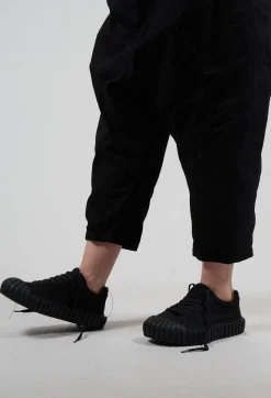 Rundholz Dip Boots^Ribbed Creeper Sole Trainers in Black