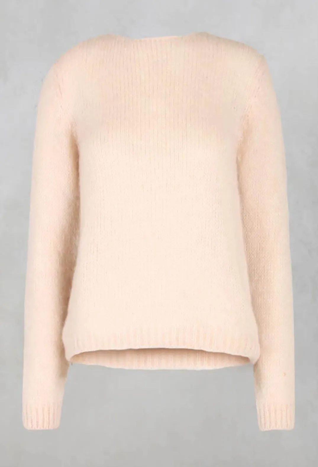 Niù Jumpers^Ribbed Jumper in Alabaster