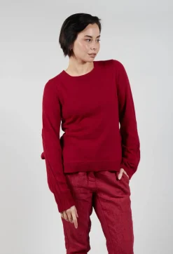 Rundholz Mainline Jumpers^Ribbed Sleeve Jumper in Sunset
