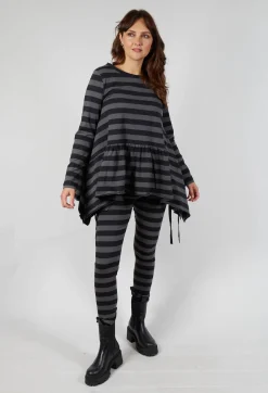 Pluslavie Tops^Ribbon Shirt in Stripe